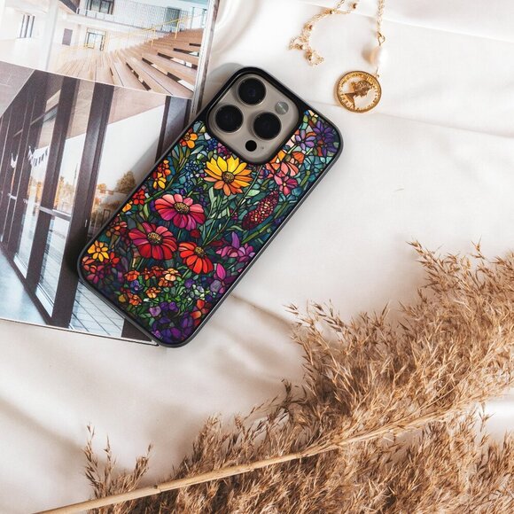 Floral Phone Cover – iPhone 16, 15 Pro, 14, Galaxy S25, S24, S24 Ultra, Pixel 9 - Picture 5 of 9